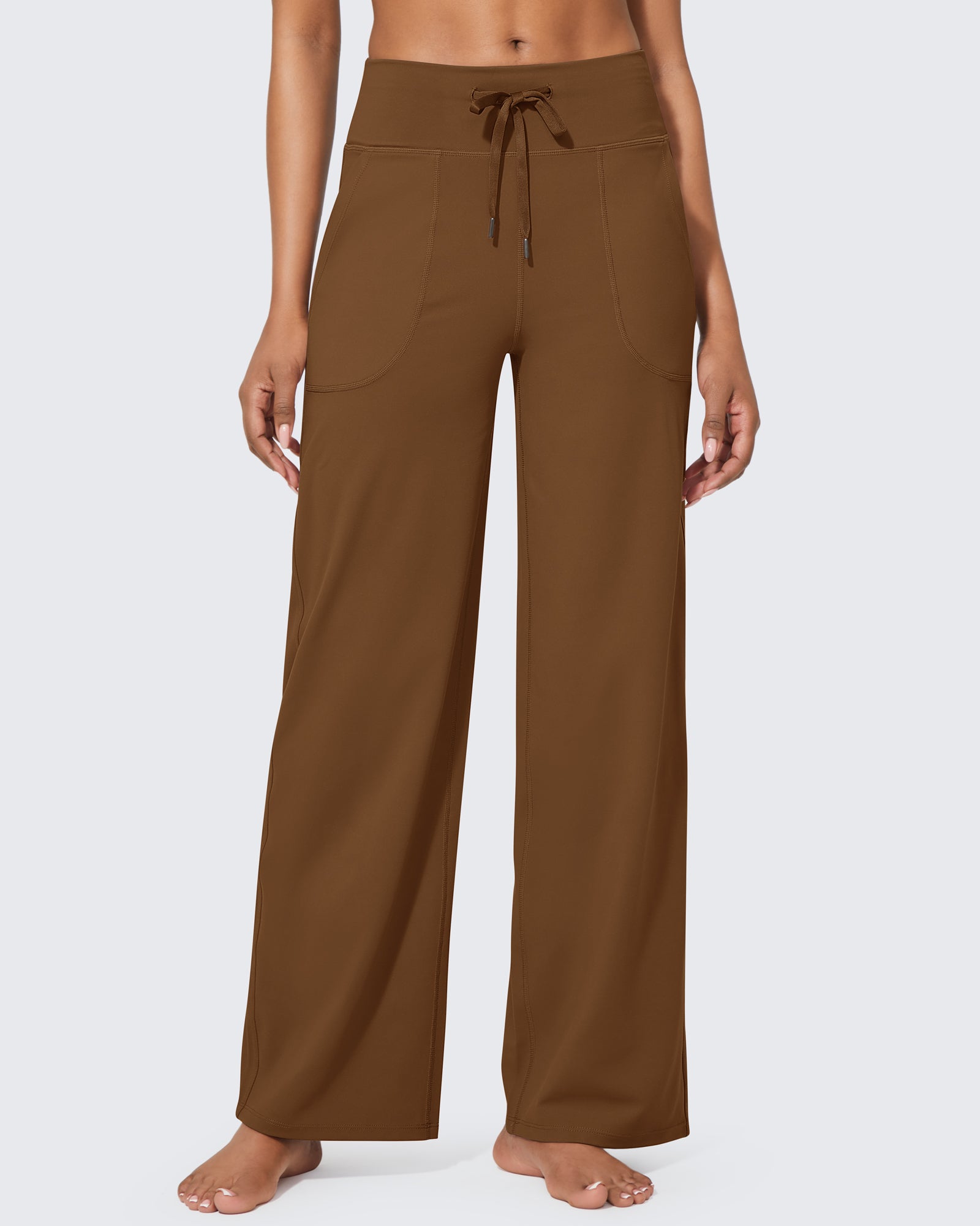 G4Free - EverGoing Business Casual High-Waist Wide Leg Pants Regular -GF23J190EF-XS