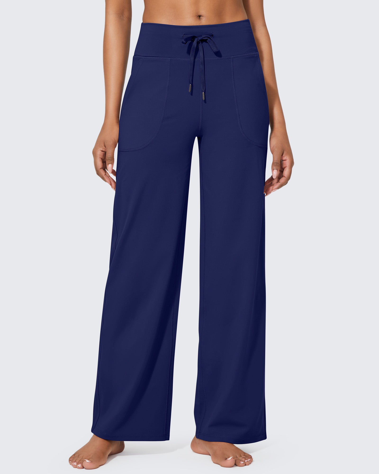 G4Free - EverGoing Business Casual High-Waist Wide Leg Pants Regular -GF23J190FF-XS