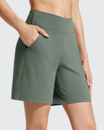 G4Free - EverGoing Cross Waist Pockets Athletic Shorts 6'' -GF26E784A001F-XS