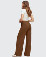 G4Free - EverGoing Flap Pockets Wide Leg Dressy Pants -GF25J640AA-S