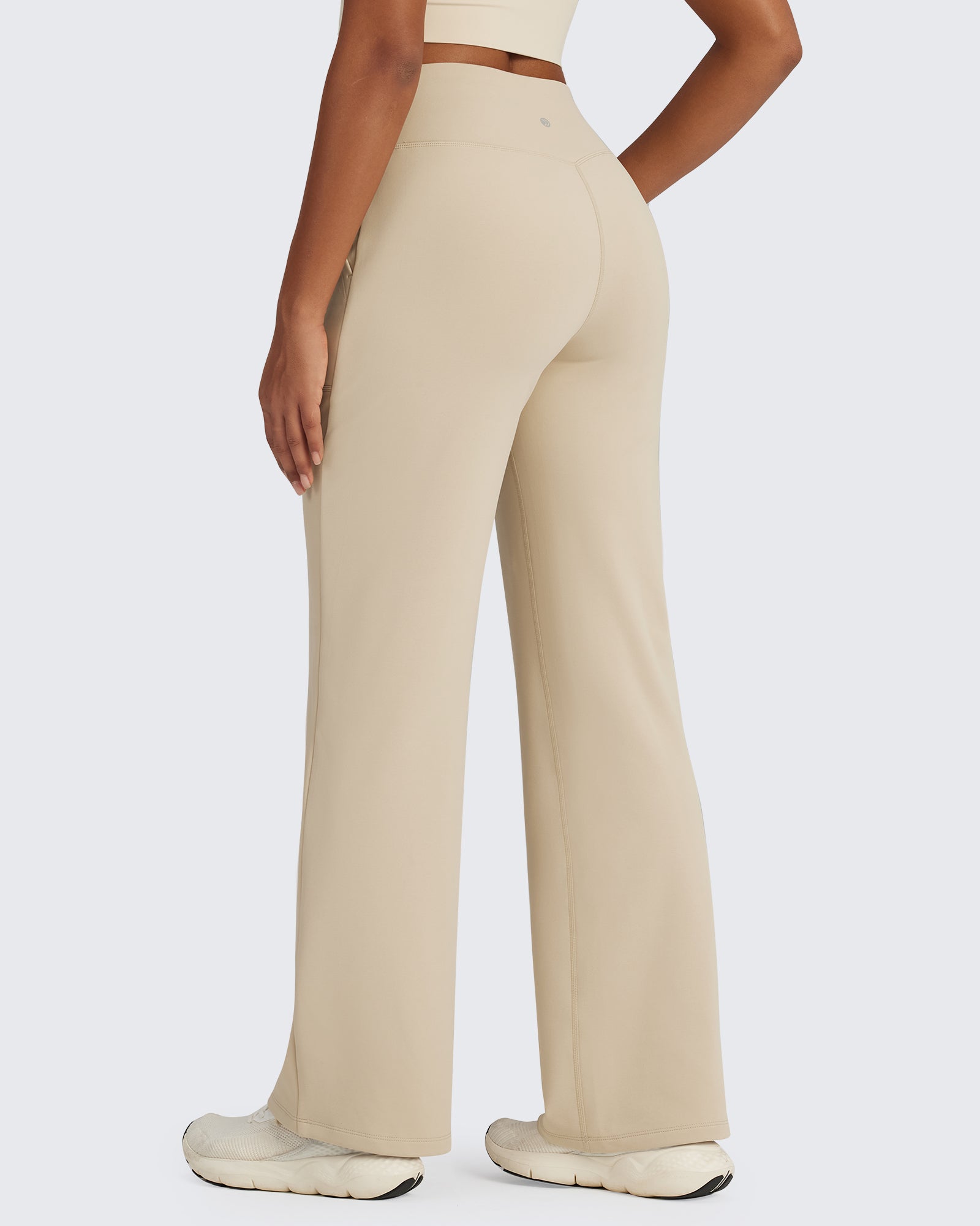 G4Free - EverGoing Fleece Lined High-Waist Drawstring Pants -GF24J215AA-S