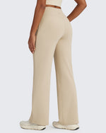G4Free - EverGoing Fleece Lined High-Waist Drawstring Pants -GF24J215AA-S