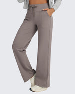 G4Free - EverGoing Fleece Lined High-Waist Drawstring Pants -GF24J215EA-S