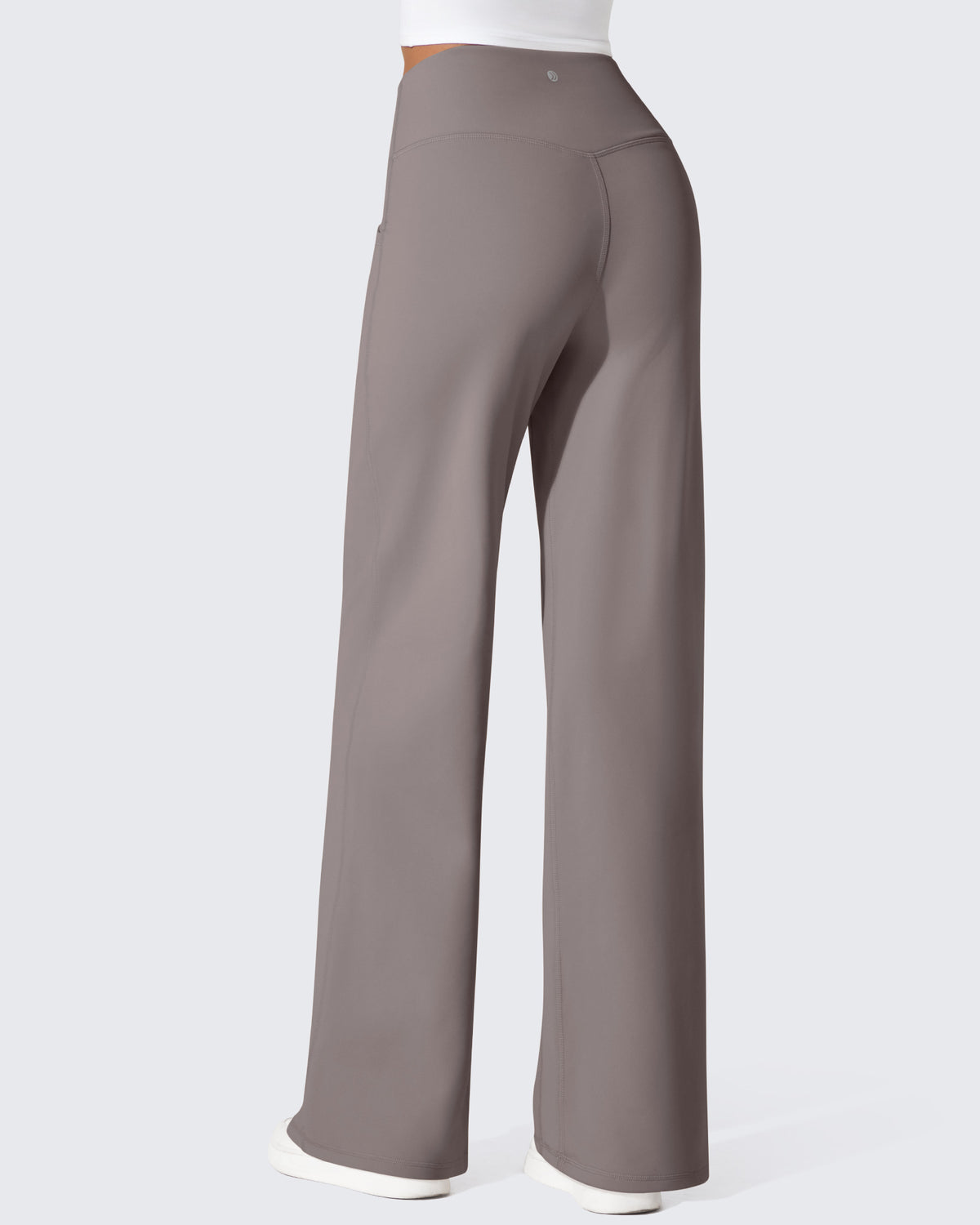 G4Free - EverGoing Fleece Lined High-Waist Wide Leg Thermal Trousers -GF24J230AA-S
