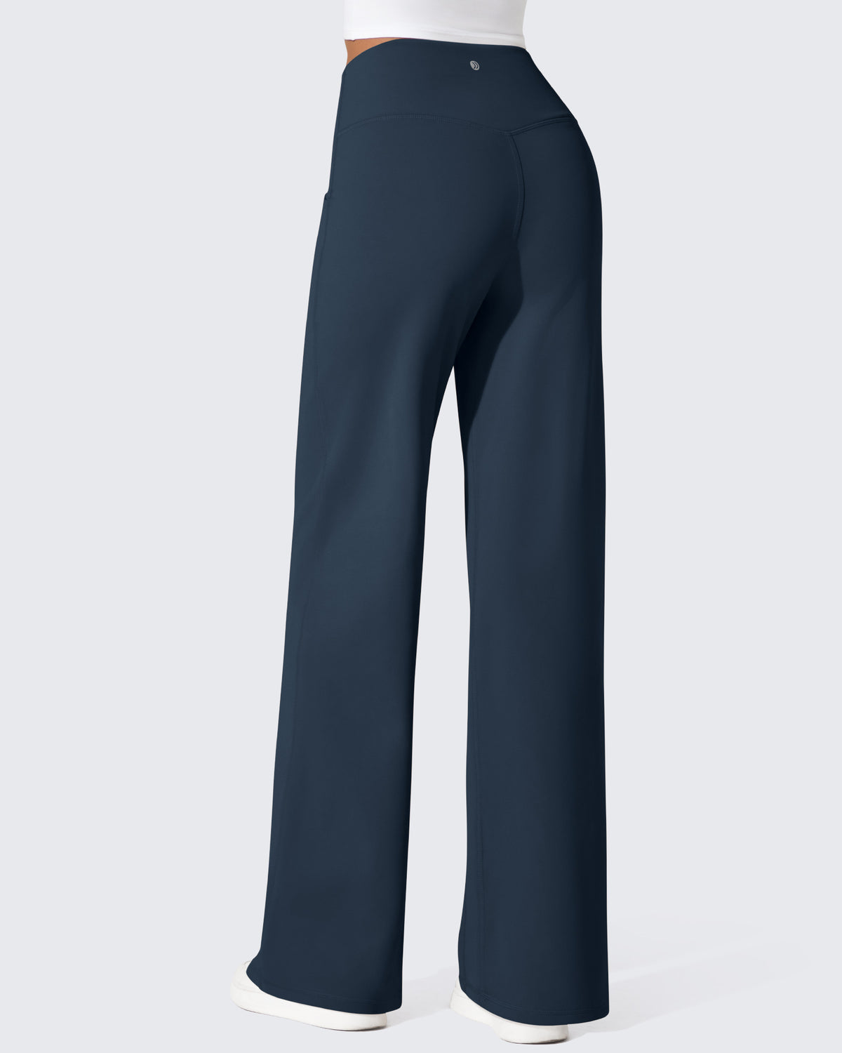 G4Free - EverGoing Fleece Lined High-Waist Wide Leg Thermal Trousers -GF24J230AA-S