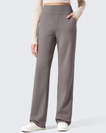 G4Free - EverGoing Fleece Lined High-Waisted Dressy Pants -GF24J238AA-S