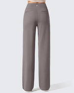 G4Free - EverGoing Fleece Lined High-Waisted Dressy Pants -GF24J238AA-S