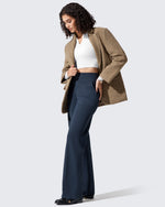 G4Free - EverGoing Fleece Lined High-Waisted Dressy Pants -GF24J238AA-S