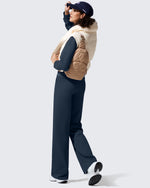 G4Free - EverGoing Fleece Lined High-Waisted Dressy Pants -GF24J238AA-S