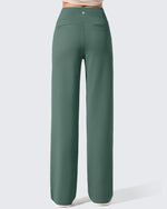 G4Free - EverGoing Fleece Lined High-Waisted Dressy Pants -GF24J238AA-S