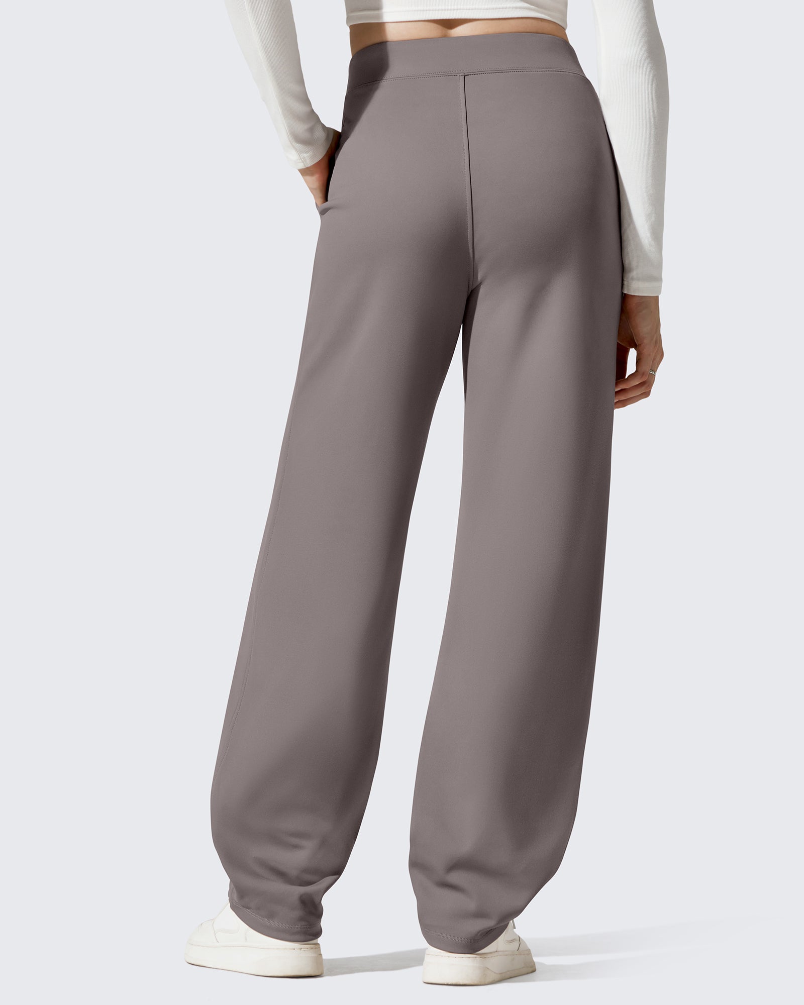 G4Free - EverGoing Fleece Lined Loose Warm Narrow Legs Pants -GF25J684AF-XS