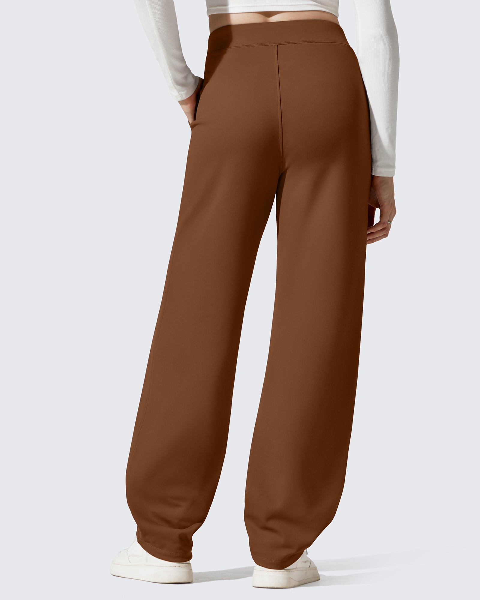 G4Free - EverGoing Fleece Lined Loose Warm Narrow Legs Pants -GF25J684AF-XS