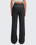 G4Free - EverGoing Fleece Lined Maternity Wide Leg Pants -GF25JY599AF-XS