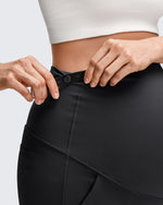 G4Free - EverGoing Fleece Lined Maternity Wide Leg Pants -GF25JY599AF-XS