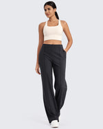 G4Free - EverGoing Front Pleats Wide Leg Pants -GF24J276AA-S