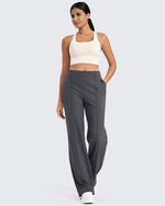 G4Free - EverGoing Front Pleats Wide Leg Pants -GF24J276AA-S