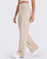 G4Free - EverGoing Front Pleats Wide Leg Pants -GF24J276EA-S