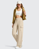 G4Free - EverGoing High-Waist 4 Pockets Wide Leg Cargo Pants -GF26J798A001A-S