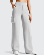 G4Free - EverGoing High-Waist 4 Pockets Wide Leg Cargo Pants -GF26J798A001A-S