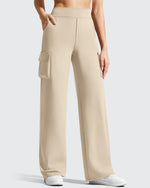 G4Free - EverGoing High-Waist 4 Pockets Wide Leg Cargo Pants -GF26J798A001A-S