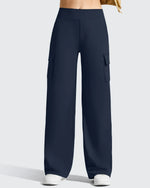 G4Free - EverGoing High-Waist 4 Pockets Wide Leg Cargo Pants -GF26J798A001A-S