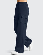 G4Free - EverGoing High-Waist 4 Pockets Wide Leg Cargo Pants -GF26J798A001A-S