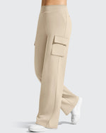 G4Free - EverGoing High-Waist 4 Pockets Wide Leg Cargo Pants -GF26J798A001A-S
