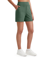 G4Free - EverGoing High-Waist Burmuda Athletic Shorts 5'' -GF25E342AF-XS
