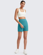 G4Free - EverGoing High-Waist Burmuda Athletic Shorts 5'' -GF25E342AF-XS