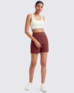 G4Free - EverGoing High-Waist Burmuda Athletic Shorts 5'' -GF25E342AF-XS