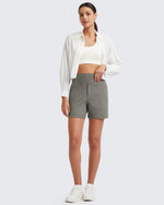G4Free - EverGoing High-Waist Burmuda Athletic Shorts 5'' -GF25E342AF-XS