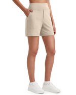 G4Free - EverGoing High-Waist Burmuda Athletic Shorts 5'' -GF25E342AF-XS