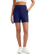 G4Free - EverGoing High-Waist Burmuda Athletic Shorts 5'' -GF25E342AF-XS