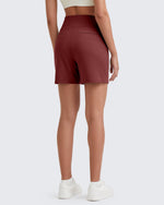 G4Free - EverGoing High-Waist Burmuda Athletic Shorts 5'' -GF25E342HF-XS