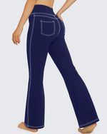 G4Free - EverGoing High Waist Flare Work Pants 4 Pockets -GF23A168AA-S