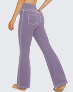 G4Free - EverGoing High Waist Flare Work Pants 4 Pockets -GF23A168AA-S