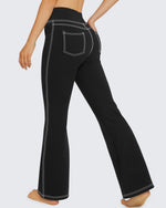 G4Free - EverGoing High Waist Flare Work Pants 4 Pockets -GF23A168AA-S
