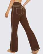 G4Free - EverGoing High Waist Flare Work Pants 4 Pockets -GF23A168AA-S