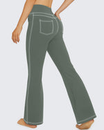 G4Free - EverGoing High Waist Flare Work Pants 4 Pockets -GF23A168AA-S