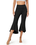 G4Free - EverGoing High-Waist Ruffle Yoga Casual Capri Pants -GF23A140AA-S