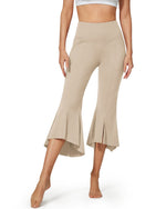 G4Free - EverGoing High-Waist Ruffle Yoga Casual Capri Pants -GF23A140BA-S