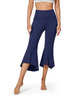 G4Free - EverGoing High-Waist Ruffle Yoga Casual Capri Pants -GF23A140EA-S