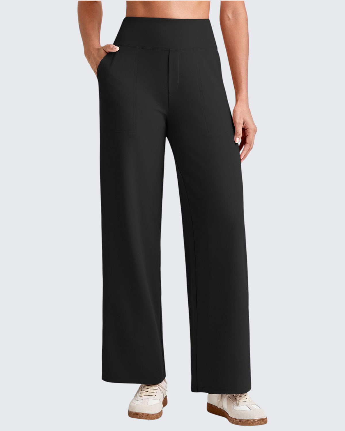 G4Free - EverGoing High Waist Stretch Dressy Cropped Pants Regular -GF25J468AF-XS