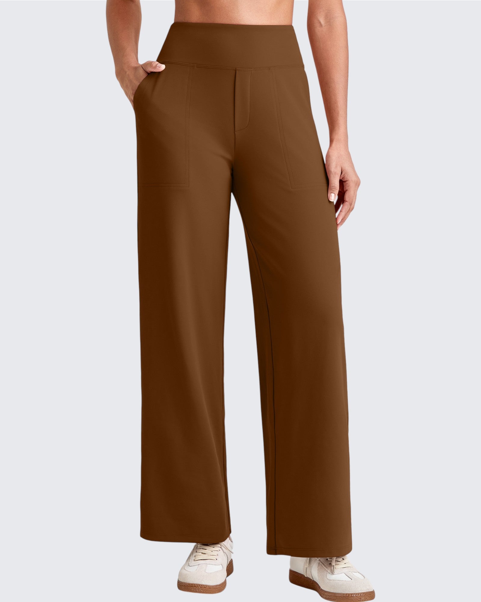G4Free - EverGoing High Waist Stretch Dressy Cropped Pants Regular -GF25J468FF-XS