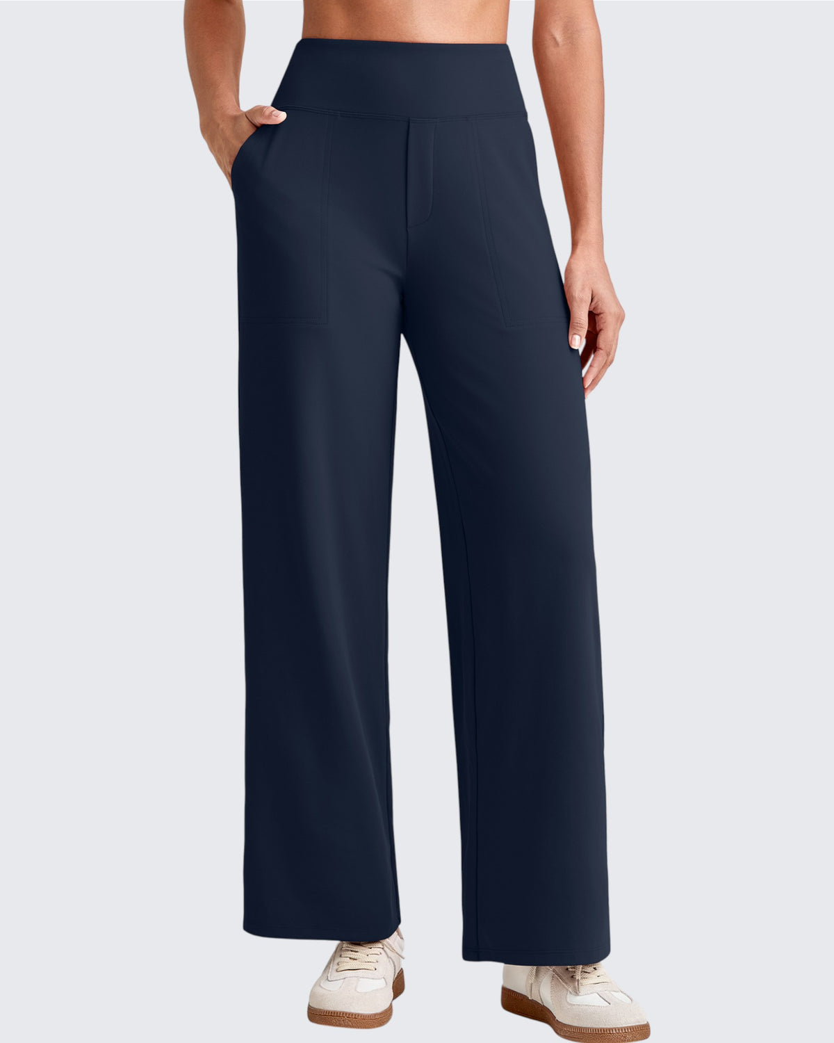 G4Free - EverGoing High Waist Stretch Dressy Cropped Pants Regular -GF25J468HF-XS