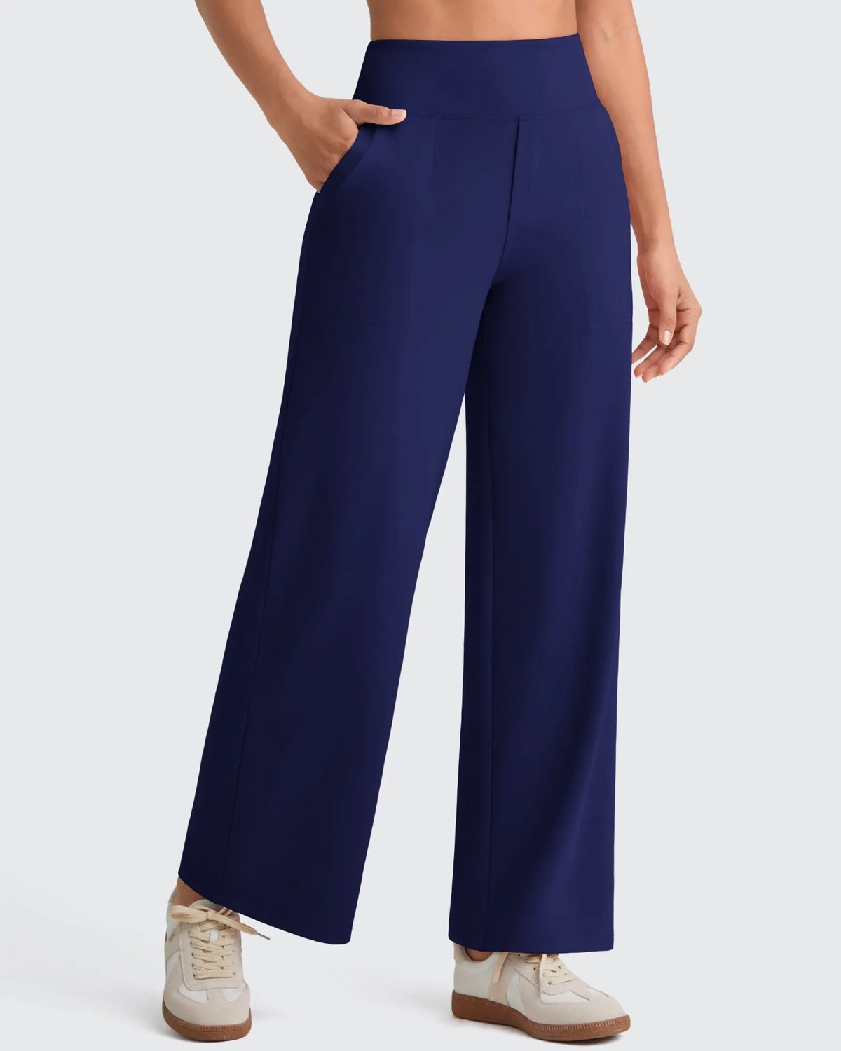 G4Free - EverGoing High Waist Stretch Dressy Cropped Pants Regular -GF25J468HF-XS