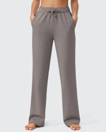 G4Free - EverGoing Loose Fleece Lined Drawstring Casual Pants -GF23J163CA-S