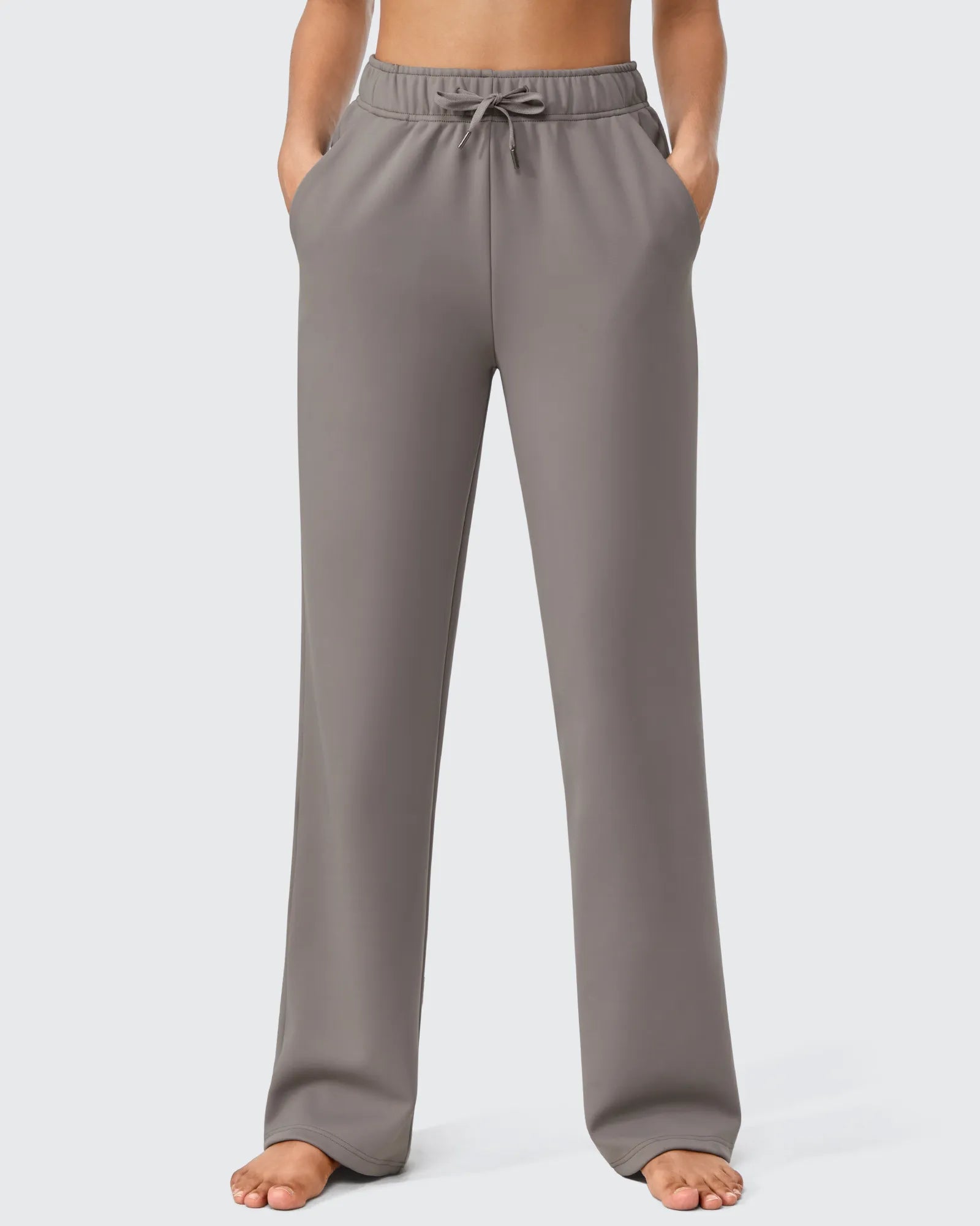 G4Free - EverGoing Loose Fleece Lined Drawstring Casual Pants -GF23J163CA-S