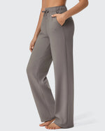 G4Free - EverGoing Loose Fleece Lined Drawstring Casual Pants -GF23J163CA-S
