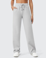 G4Free - EverGoing Loose Fleece Lined Drawstring Casual Pants -GF23J163CA-S
